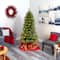 6.5ft. Pre-Lit Vancouver Fir Natural Look Artificial Christmas Tree, Clear LED Lights